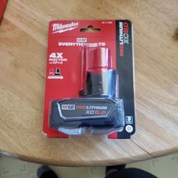 Bramd New Milwaukee Xc 6.0 Battery Still In Plastic 75 Bucks