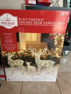 Xmas Deer Family 