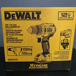 DeWalt 12V MAX XTREME 3/8 in. Brushless Cordless Drill/Driver Kit (Brand New)