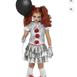 Carnevil Clown Halloween Costume for Children, Girls' Size M (7/8), by Way to Celebrate