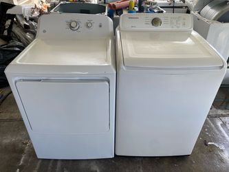 Samsung washer, GE electric dryer Samsung washer, GE electric dryer