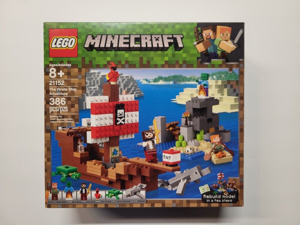 LEGO 21152 Minecraft Pirate Ship - NEW