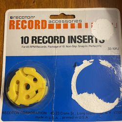 5 Record Inserts -$10