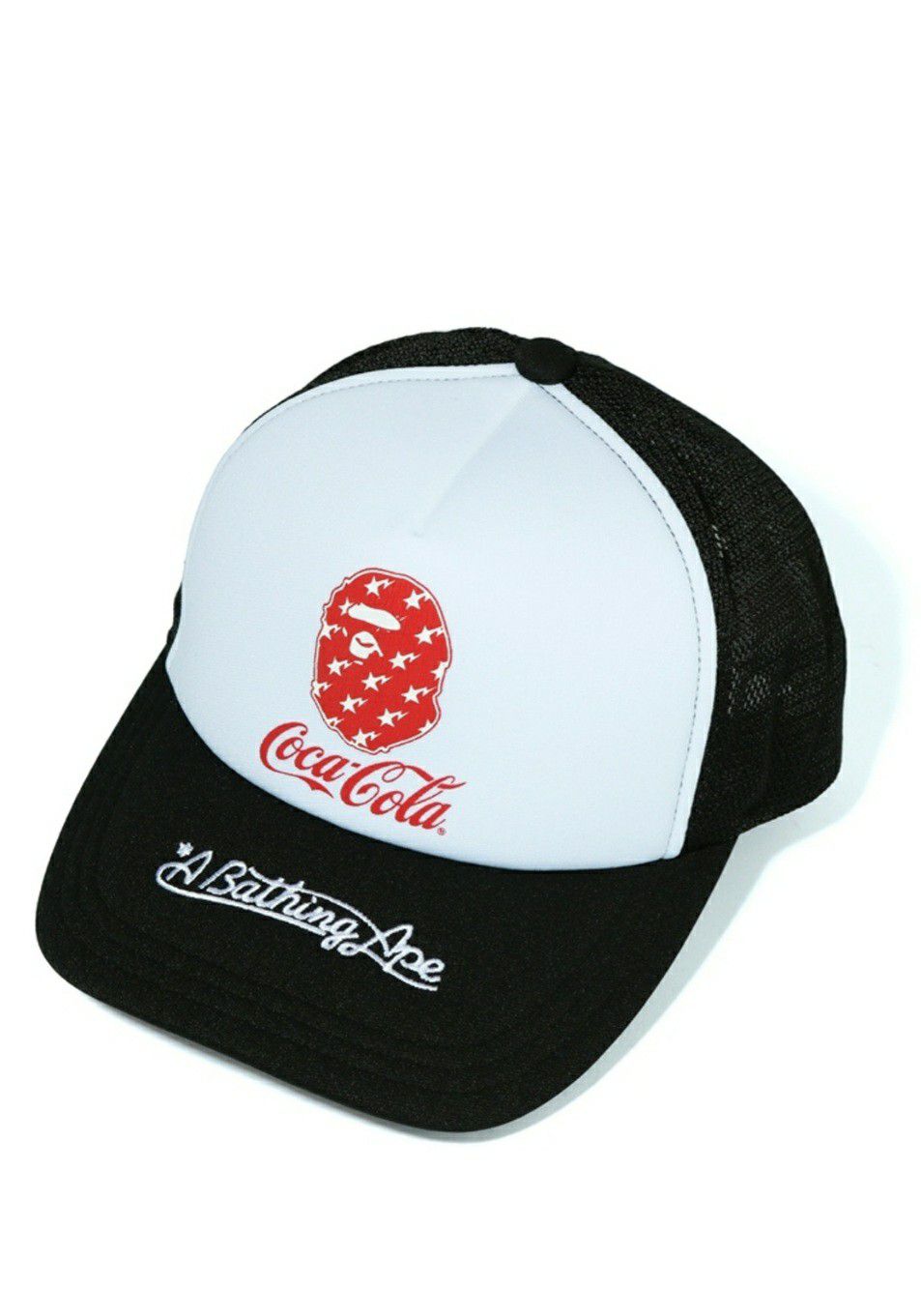 BAPE x Coca Cola Mesh Cap Black