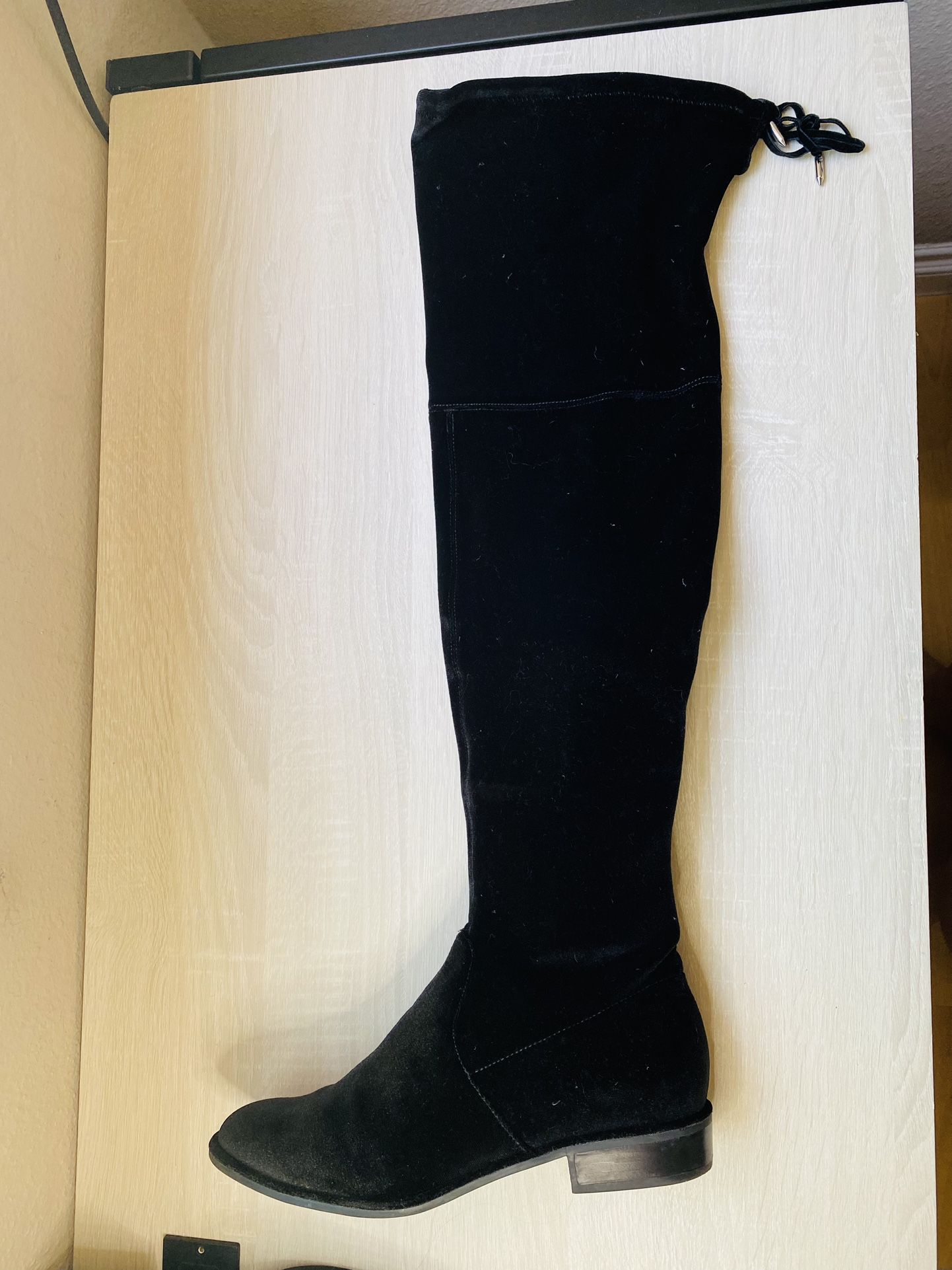 Marc Fisher Over The Knee Black Boots For Women / Size 9