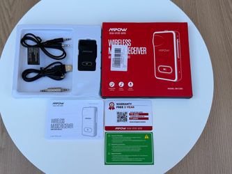MPOW BH129D Wireless Bluetooth Receiver - Hands-Free Calling & Music Control (BNIB)