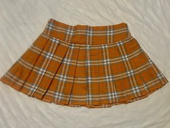 Last Second Halloween! Clueless” Plaid Pleated Miniskirt 🧡