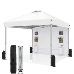 SANWAY 10x10 Pop Up Canopy Tent with Side Walls & Pockets