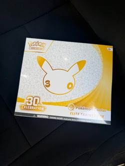 30th anniversary Pokemon center etb