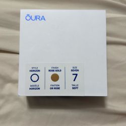 Oura Ring Gen3 Horizon Rose Gold 7 Set