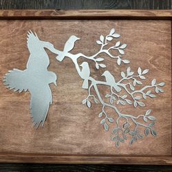 Metal Bird Wall Art