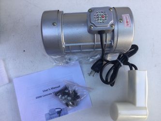 250W Corded Electric Concrete Vibrator Motor Shaker Table Vibration Motor 