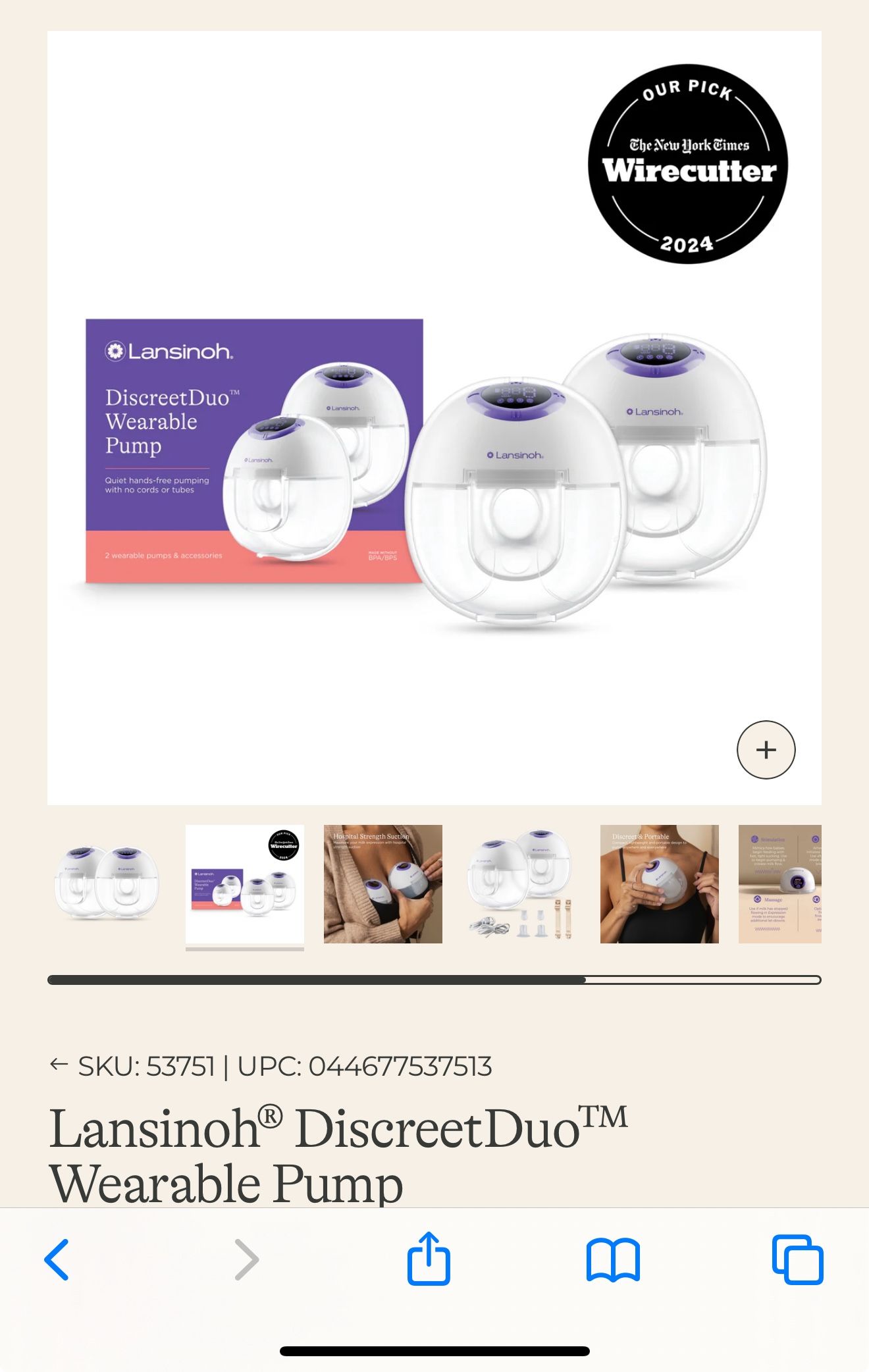 Lansinoh Wireless Breastpump 