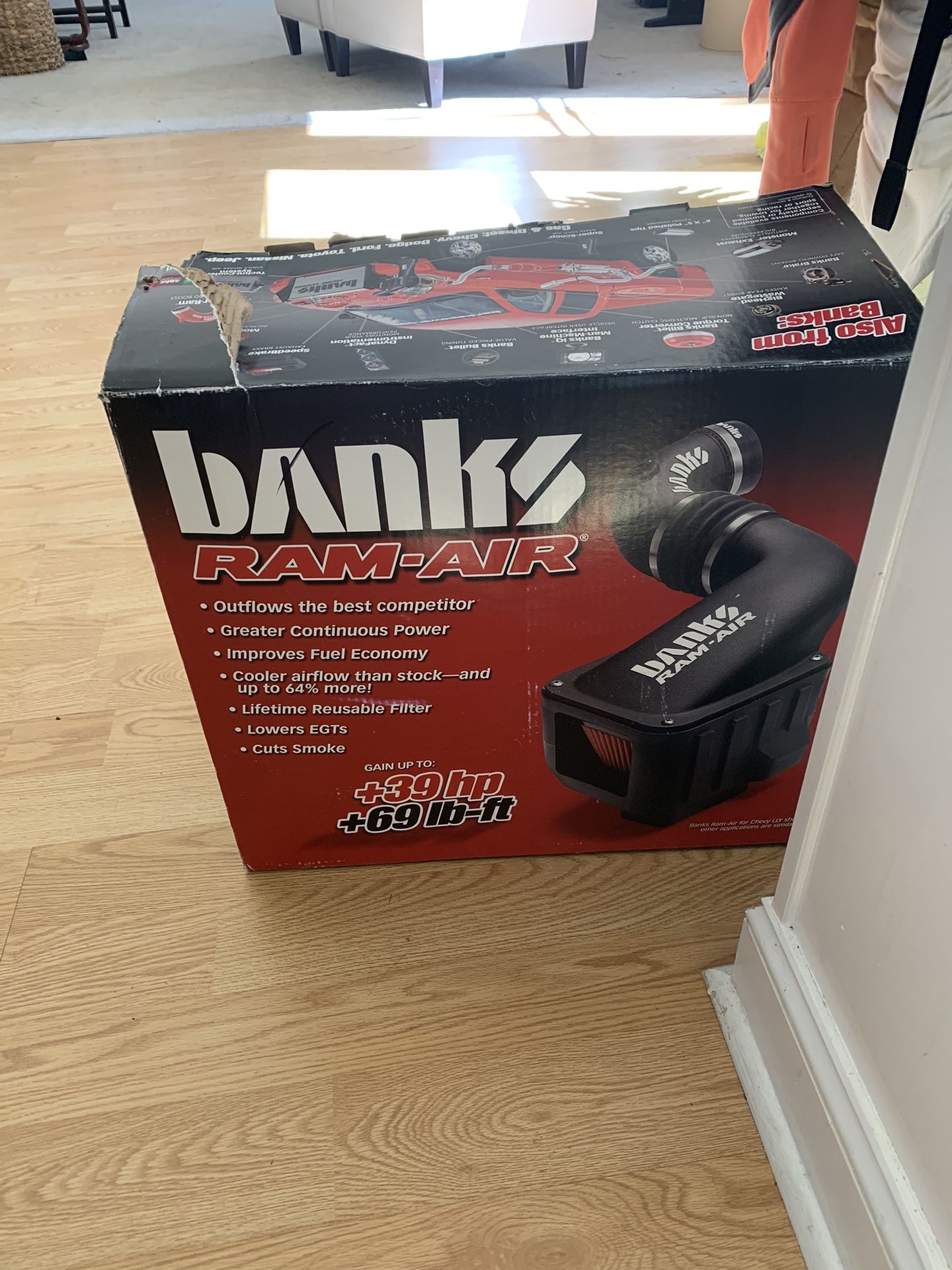 stock cold air intake for a 2018 Universal duramax 6.6 hd