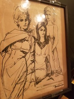 Old sketch drawing