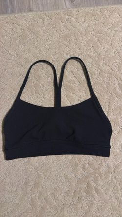 Black Lululemon sport bra size 4