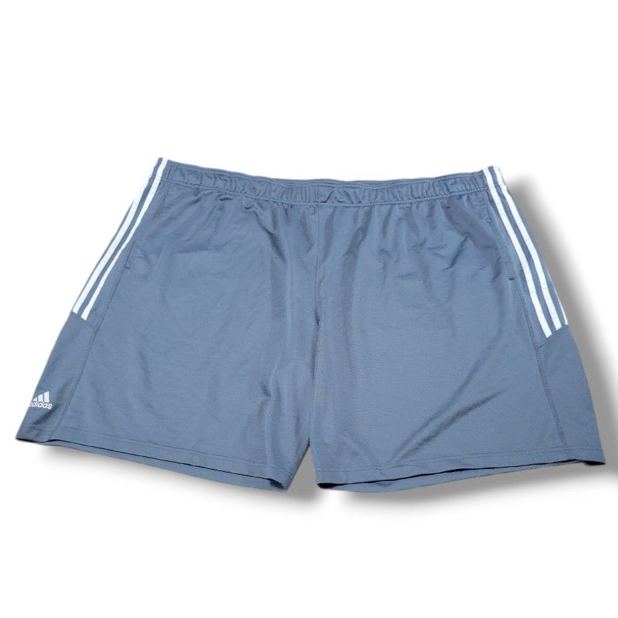 Adidas Shorts Size 5XLT W55"xL10" Men's Adidas Climalite Shorts Activewear Gray Measurements In Description 