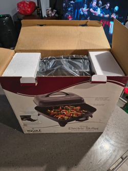 12" electric Skillet new