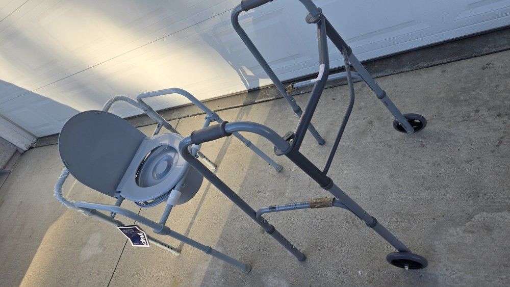 New Walker And New Potty Chair