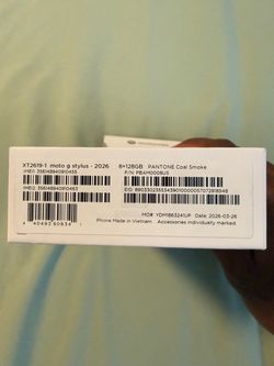 New Open Box Motorola Moto G Stylus Pantone, 8+128GB