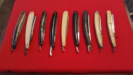 Vintage straight edge razor