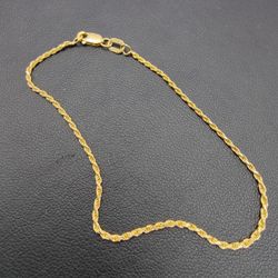 Gold Rope Bracelet 