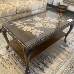 Hand-Carved Coffee Table