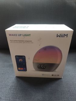 WiiM Wake up Light  Smart Alarm Clock