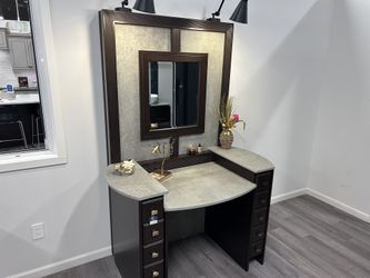 Dresser Makeup Area