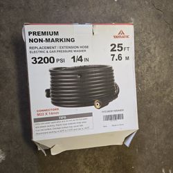 25ft 3200 PSI Replacement,Extension Power Washer Hose