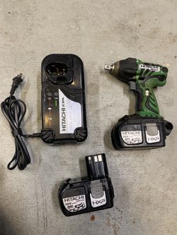 Hitachi 1/2 Electric Impact w/ 2 batteries and charger