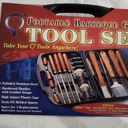 Portable BBQ Grill Set