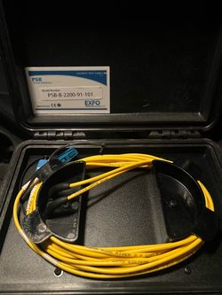 EXFO & VIAVI Fiber Optic Testing Lot - 2200m & 100m Launch Cables + ENRTERMKIT