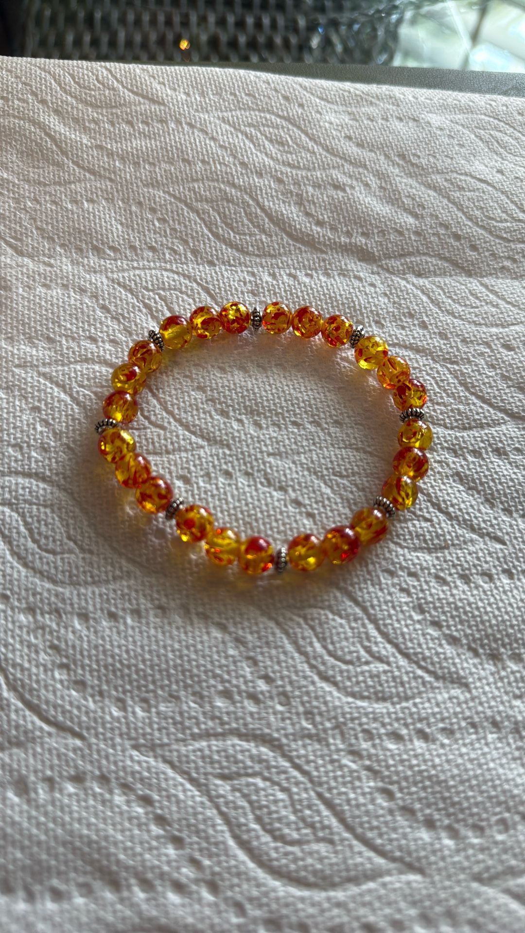 Amber Beads In 6mm.