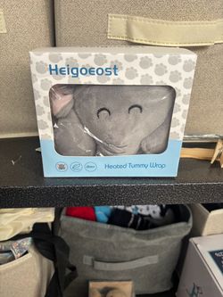 Baby heated tummy wrap