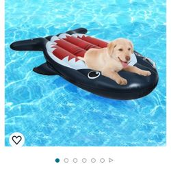 Brand new inflatable dog float for pool. Can also used for other pets. 59"L x 27.5" W. 