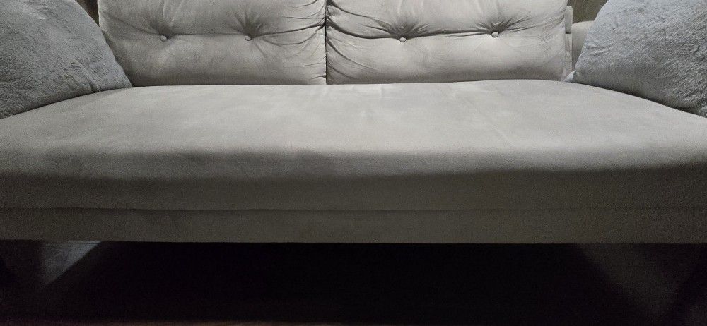 Novogratz Bailey Pillowback Sofa, Mid-Century Modern Vintage Living Room