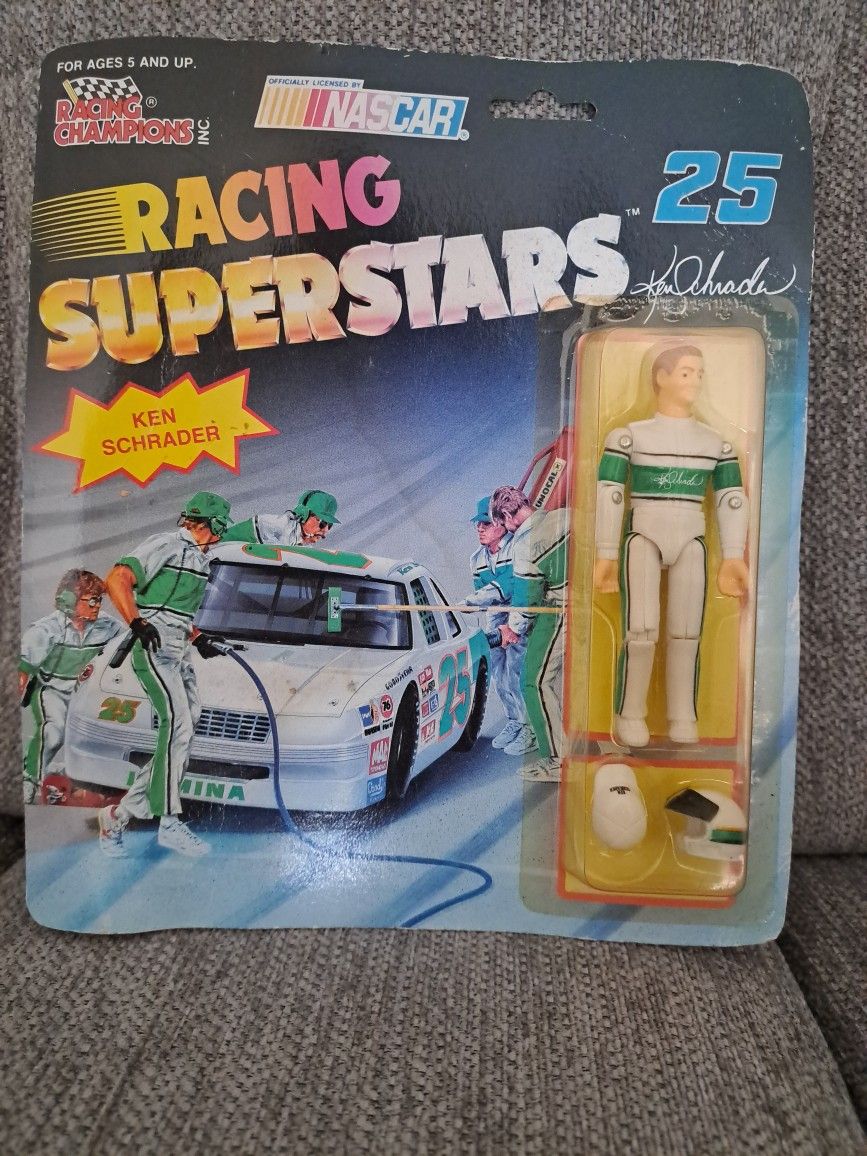 1991 Racing Superstars Action Figure Ken Schrader