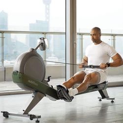 Rowing Machine For Exercise Smart Power 32 Levels Of Quite Resistance,Magnetic Mute