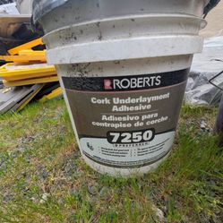 Cork Underlayment Adhesive. 