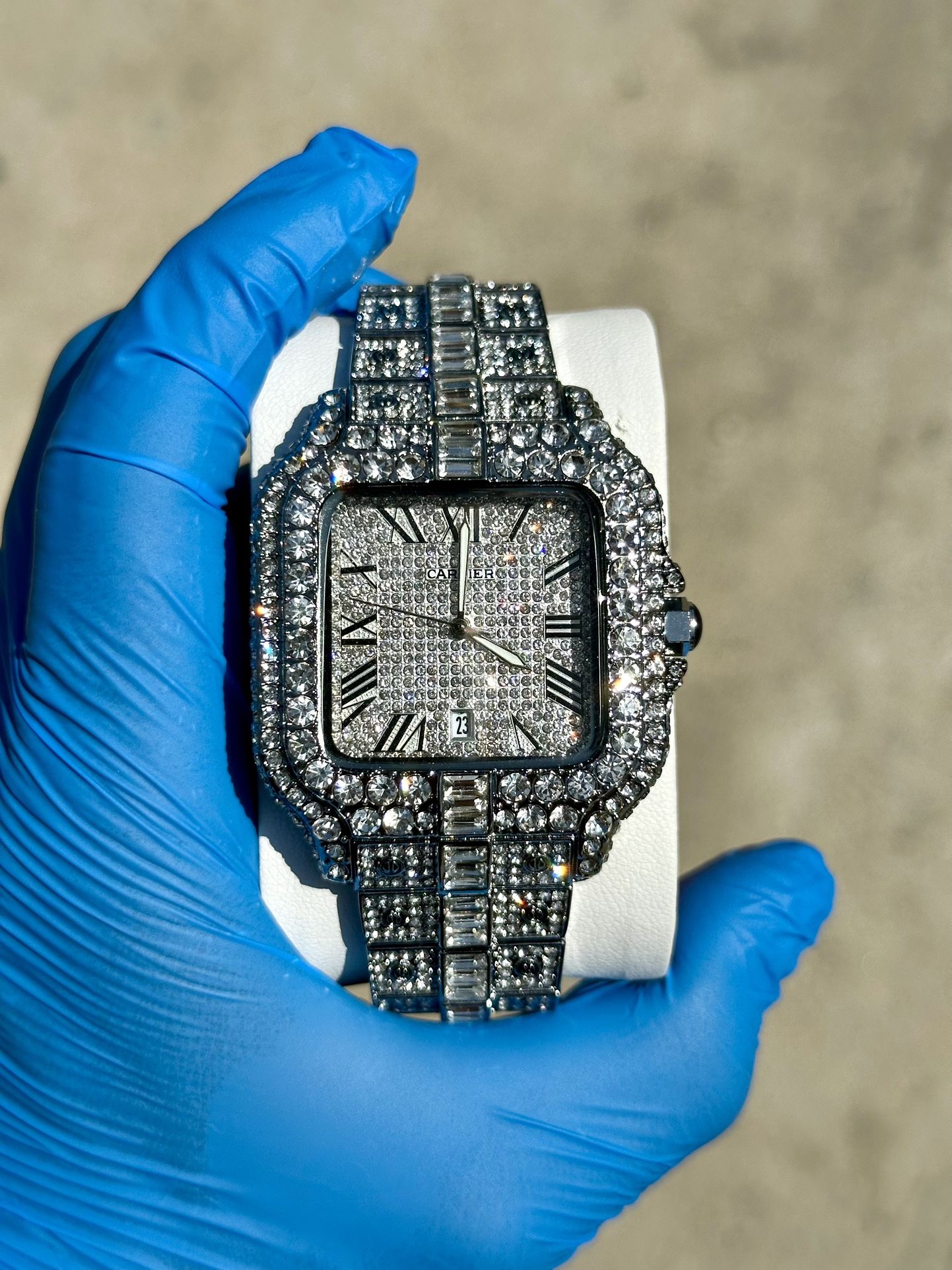 Moissanite Cartier Watch