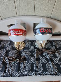 Vintage Coors Sconces.