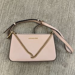 Michael Kors pale pink purse