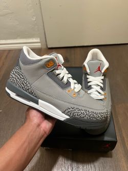 Jordan 3 “Cool Grey” Size 6.5y