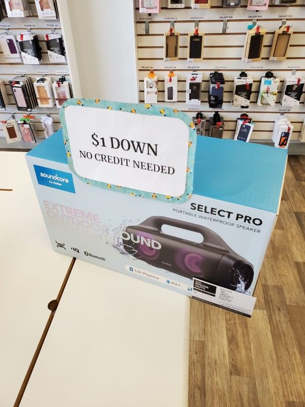 New Anker Soundcore Select Pro Bluetooth Speaker - 90 DAY WARRANTY - NO CREDIT NEEDED PAYMENT PLANS AVAILABLE WITH $1 DOWN