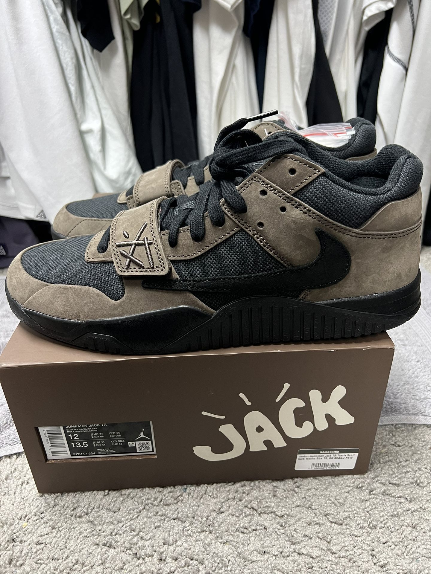 Jordan Jumpman Jack “Dark Mocha” Size 12