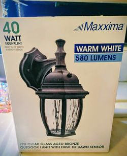 Allergy Clear Aged Bronze Outdoor Light Dawn Sensob