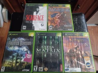 ORIGINAL XBOX GAMES AND CONTROLLER  $100 FINAL PRICE READ DESCRIPTION AND SEE ALL PICTURES