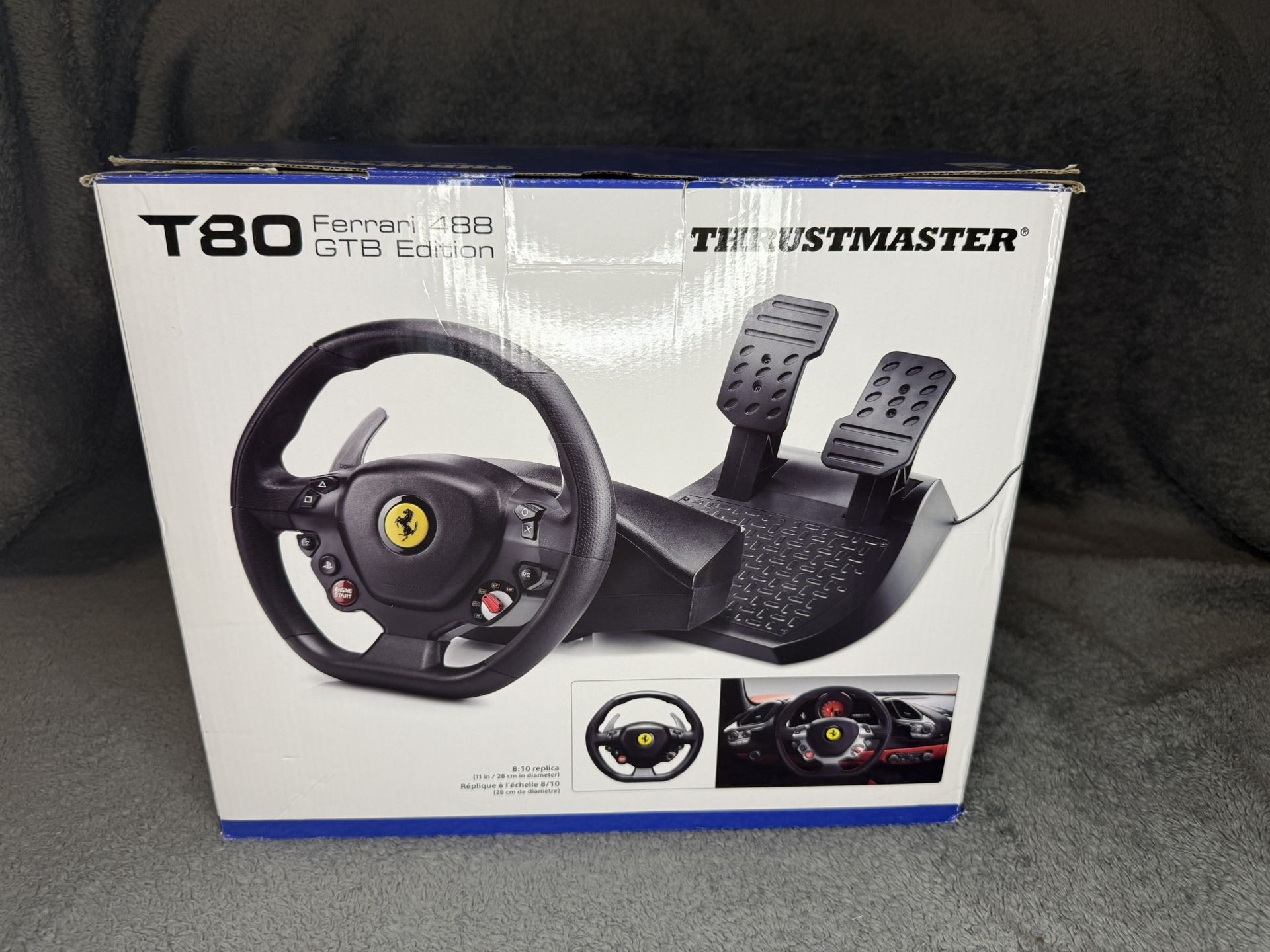 Thrustmaster T80 Ferrari 488 GTB Edition Racing Wheel Black (PS5