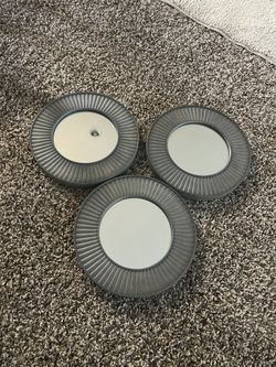 3 Small wall Mirrors